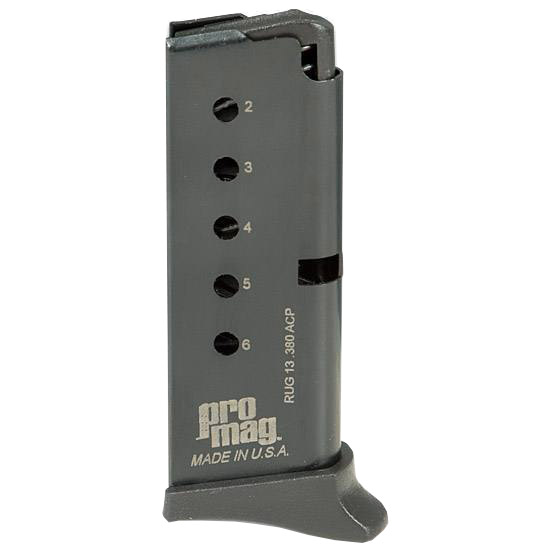 PROMAG MAG RUGER LCP 380ACP 6RD BLUED STEEL - Magazines